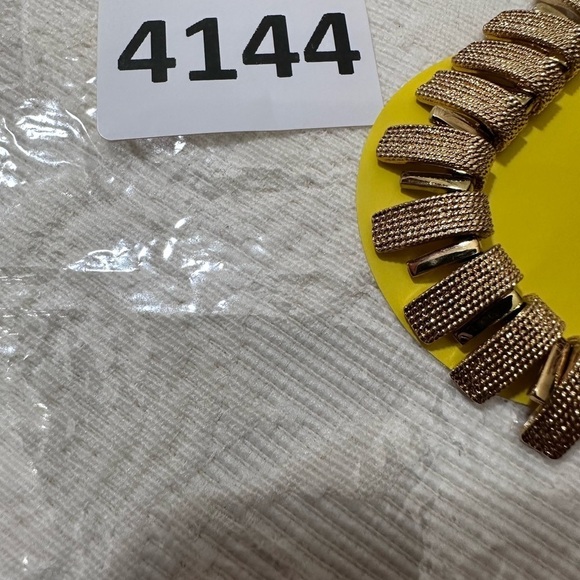 Napier Vintage Elegant Gold Necklace Choker 16’ 4144 Y - Picture 8 of 14